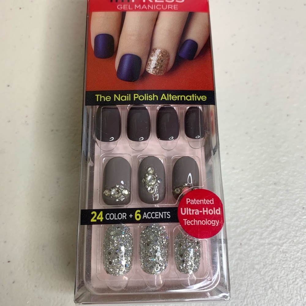 Kiss imPRESS 30 Press-On Short Square Ultra Gel